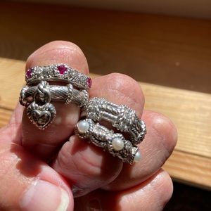 Judith Ripka Stacking Rings